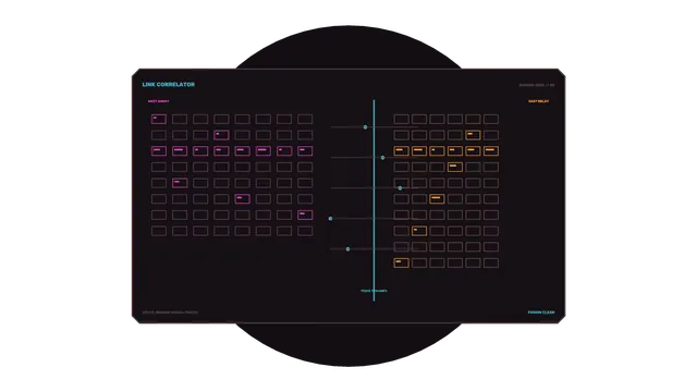 Link Correlator HUD Dashboard 4K Sci-Fi Wallpaper