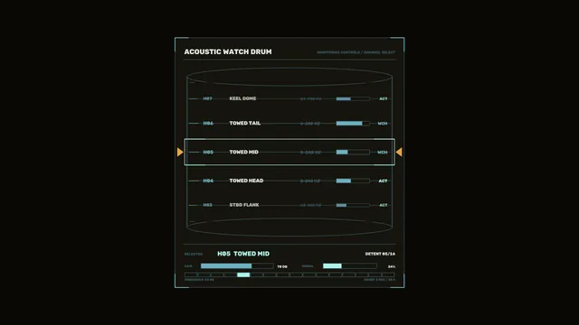 Acoustic Monitoring Controls HUD 4K Sci-Fi Wallpaper