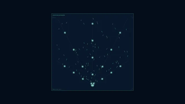Green System Flow Vector HUD Dashboard 4K Wallpaper