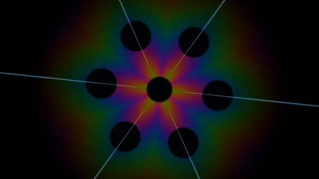 Radial Sci-Fi HUD Interface with Circular Nodes — 4K Wallpaper