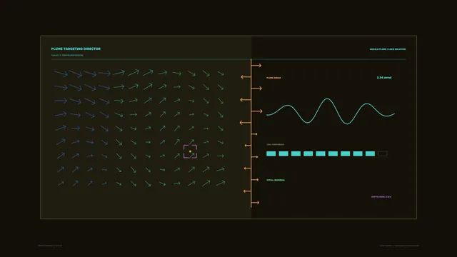 Sci-Fi Propulsion Telemetry HUD Wallpaper
