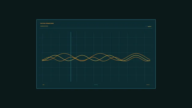 Political Change Scope Data Graph HUD 4K Wallpaper