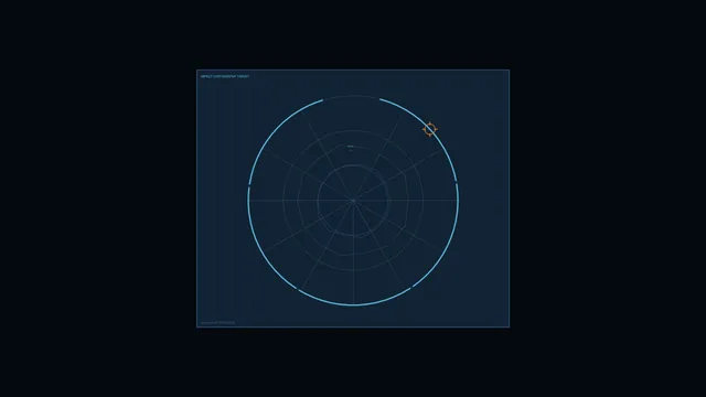 Fictional Environmental Impact Radar HUD – 4K Sci-Fi Wallpaper