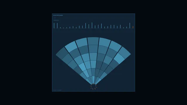 Segmented Radial Telemetry HUD 4K Wallpaper