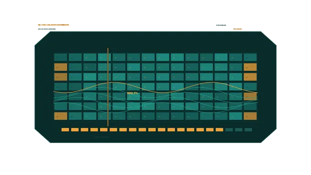 Sci-Fi Battery Charge Telemetry HUD Dashboard 4K Wallpaper
