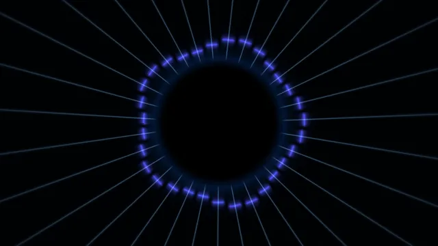 Blue Radial Scanner HUD Interface 4K Wallpaper