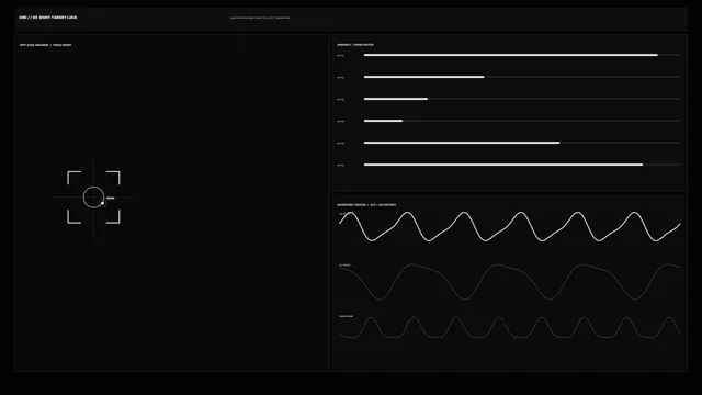 Sci-Fi Celestial Navigation Target Lock HUD