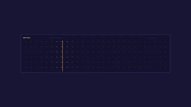 Drift Belt Flow Field HUD 4K Sci-Fi Wallpaper