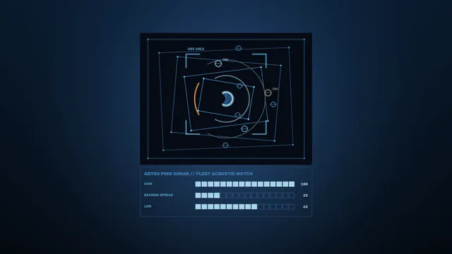 Sonar Fleet Monitoring HUD with Circular Scanner 4K Sci-Fi Wallpaper