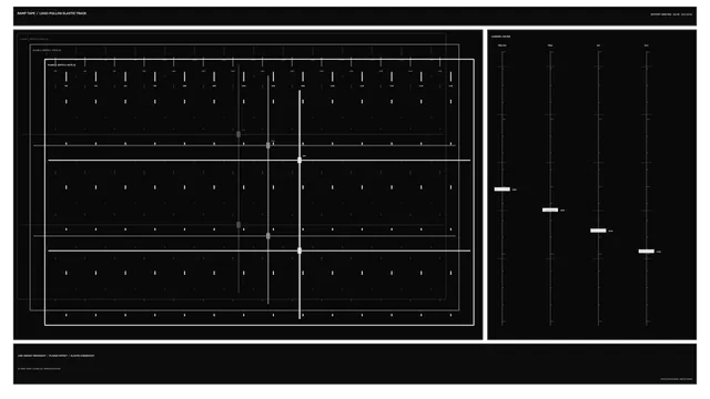 Monochrome Industrial Performance Tracking HUD Dashboard Wallpaper
