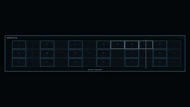 Sci-Fi Status Grid HUD Dashboard 4K Wallpaper