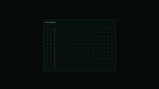 Sci-Fi HUD Vector Field Telemetry Dashboard 4K Wallpaper