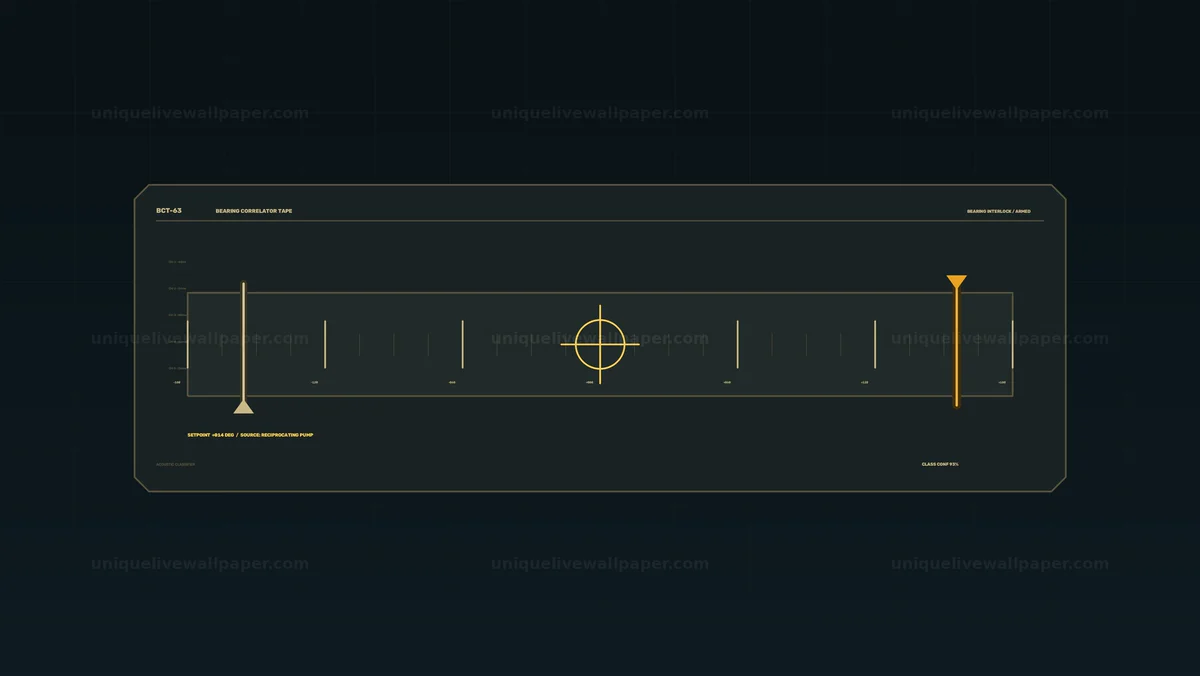 Acoustic Signal Classification HUD Seamless Loop