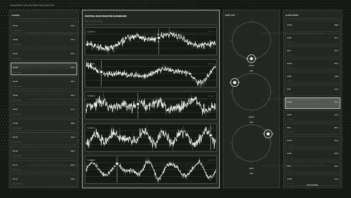Watermarked thumbnail for Control Room Reactor Dashboard HUD