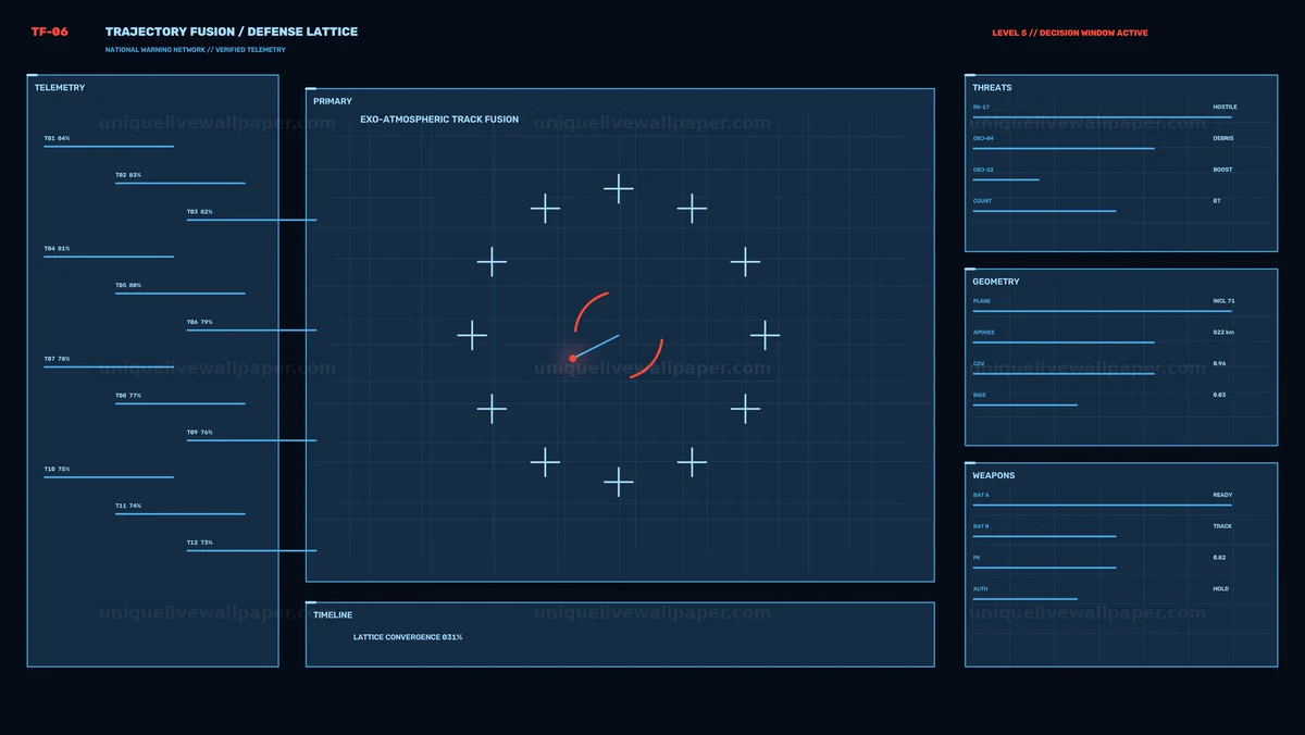 Military Targeting Track Fusion Seamless Loop