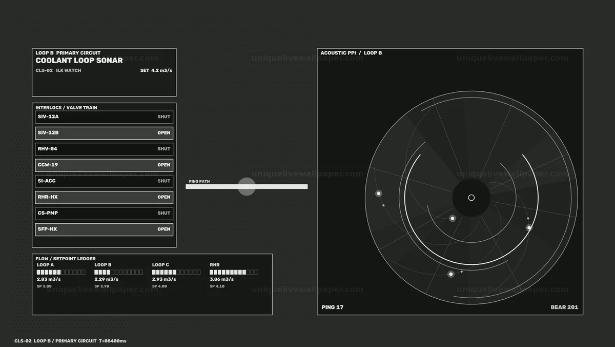 Nuclear Coolant Loop Control HUD Seamless Loop
