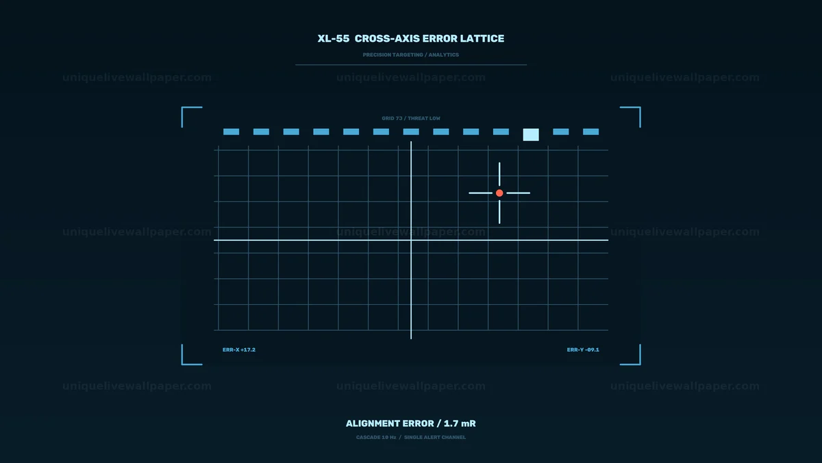 Precision Targeting HUD Analytics Dashboard Seamless Loop