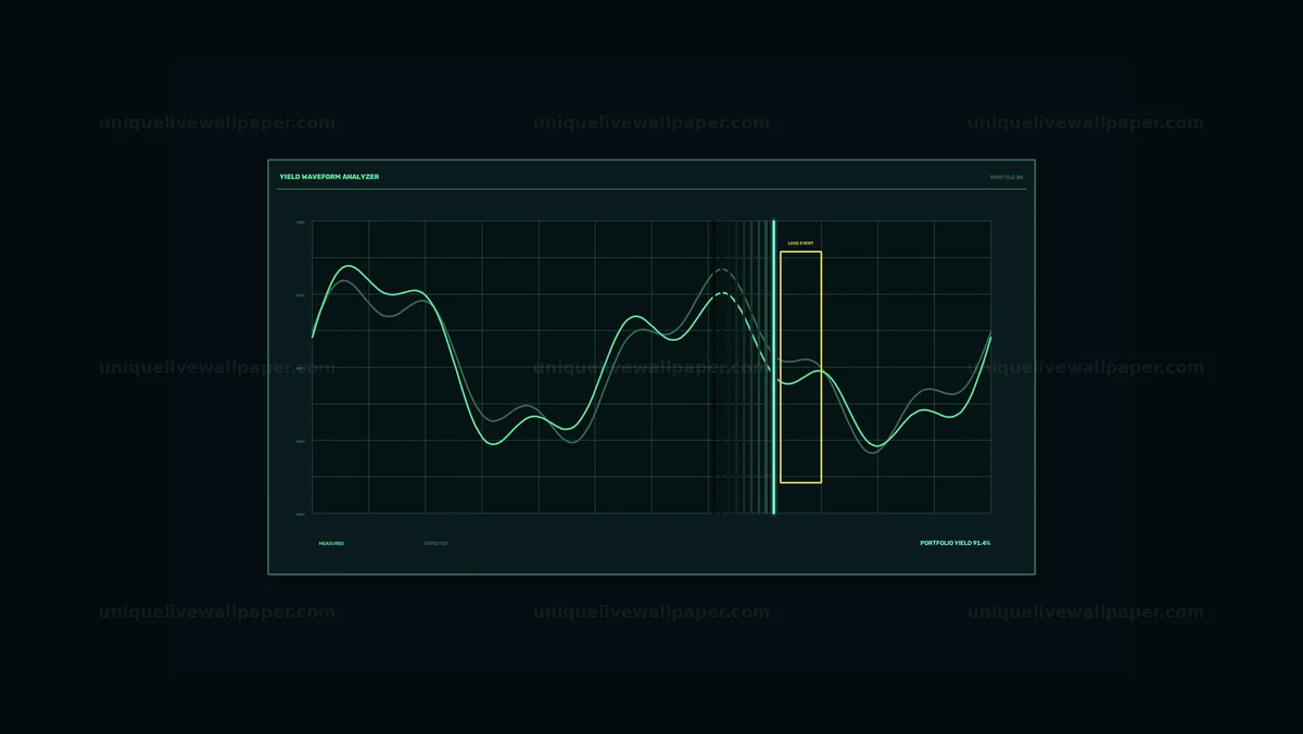 Renewable Asset Management Yield Analyzer HUD Seamless Loop