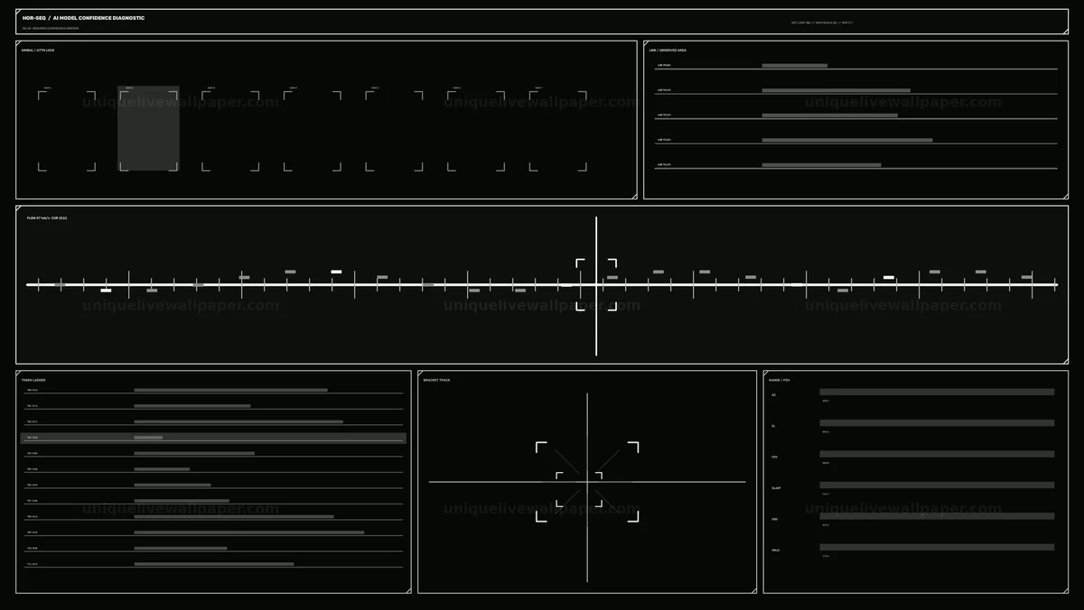Watermarked thumbnail for AI Model Confidence Diagnostic HUD Seamless Loop