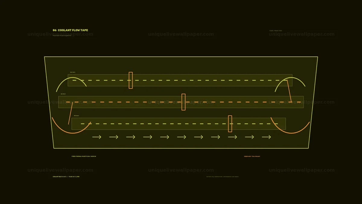 Watermarked thumbnail for Battery Cell Temperature Dashboard Animation Seamless Loop