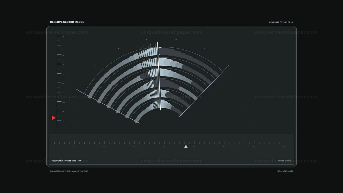 Watermarked thumbnail for Battery Energy Storage Status HUD Seamless Loop