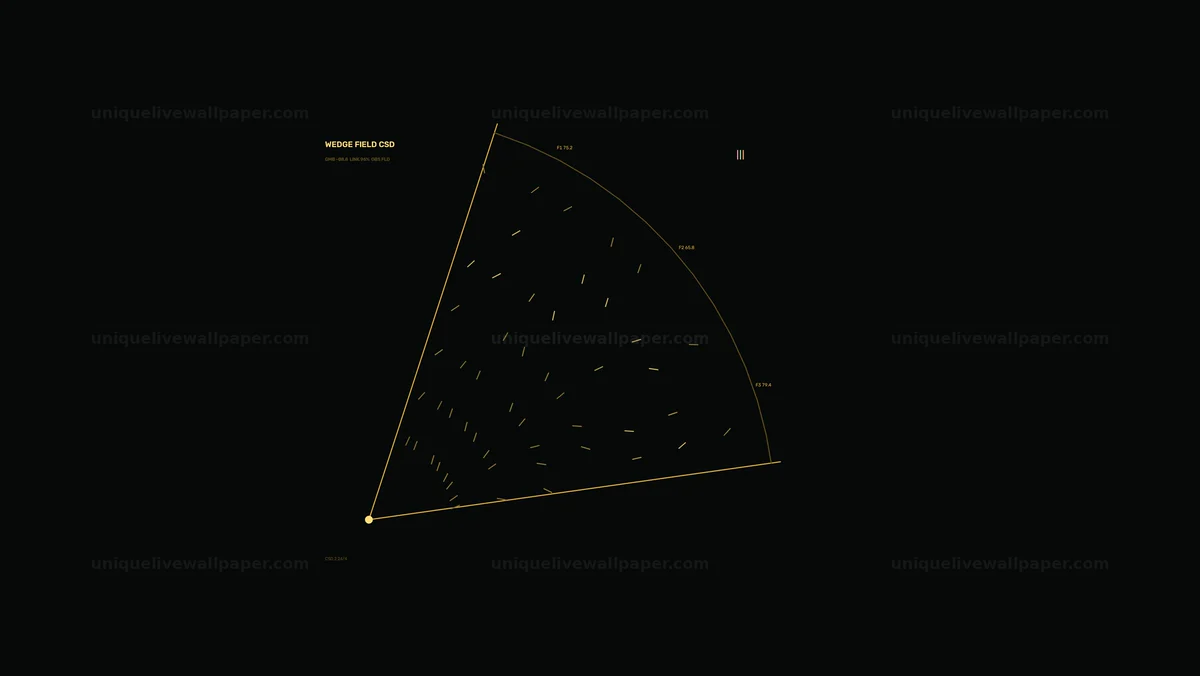 Radar Sector Data HUD Seamless Loop