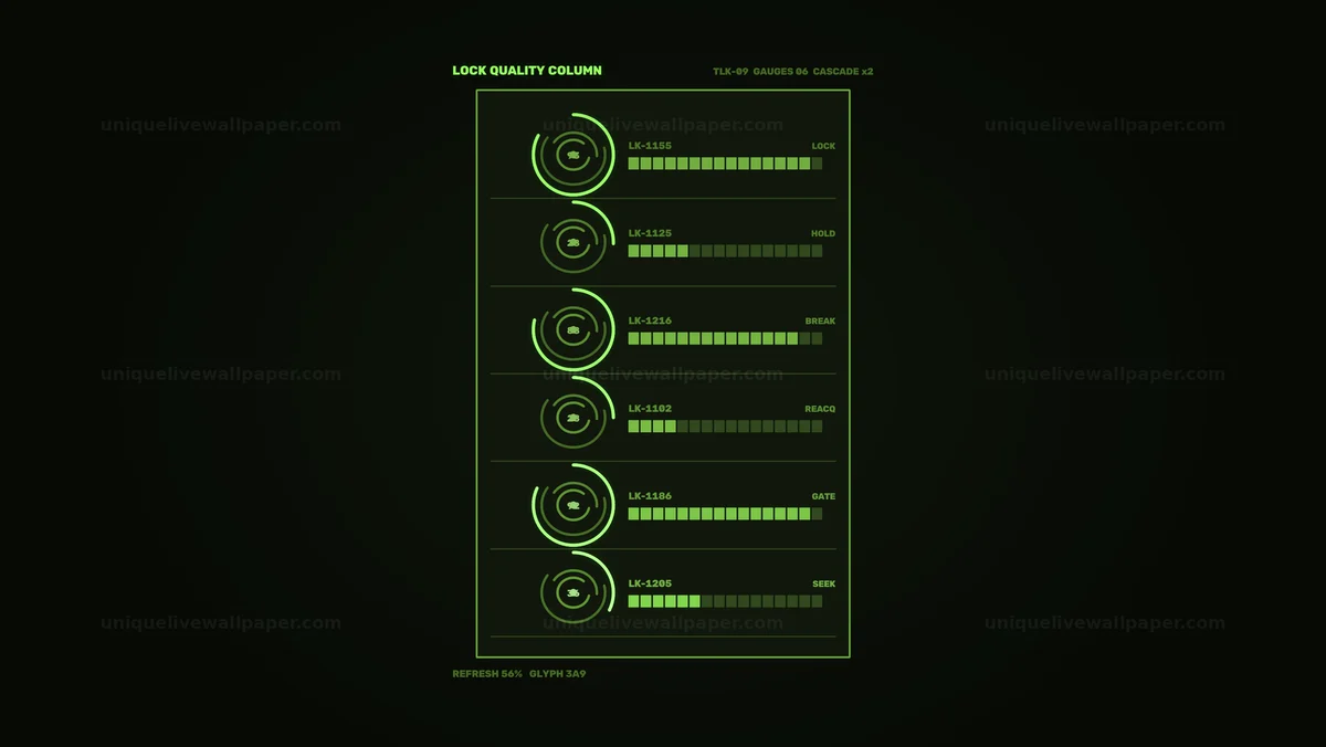 Digital Target Lock HUD Seamless Loop