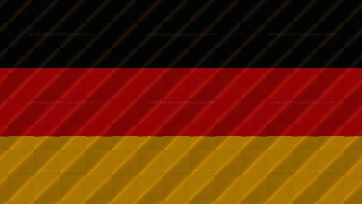 German Flag Folds Seamless Loop