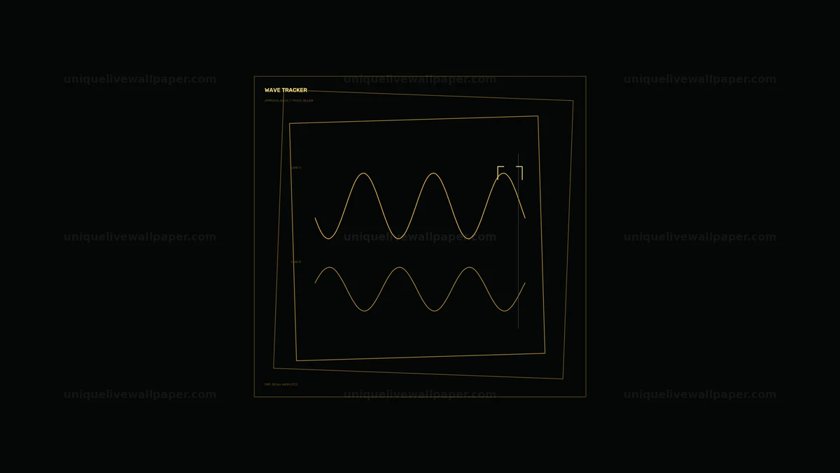 Wave Tracker Data HUD Seamless Loop