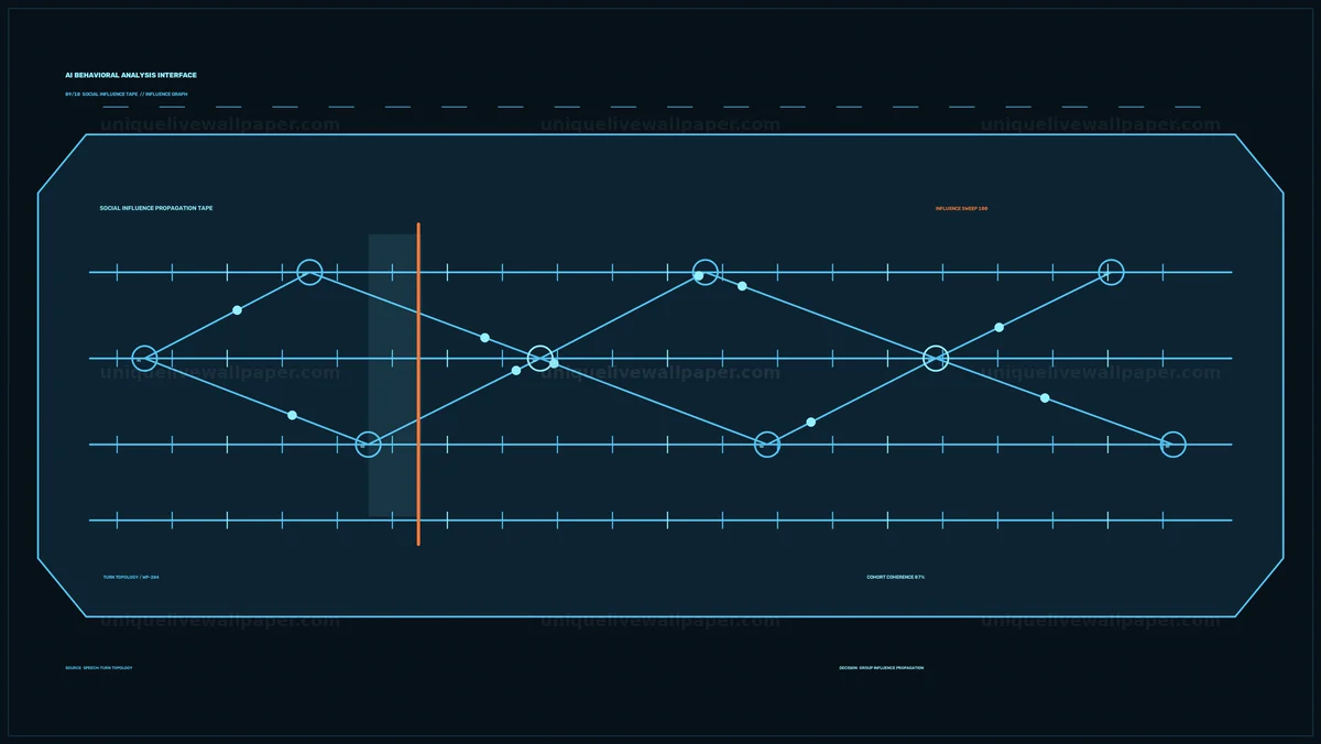 AI Behavioral Analysis Interface Seamless Loop