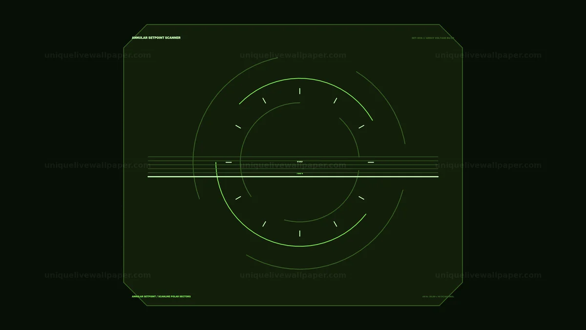 Array Voltage Monitor HUD Seamless Loop