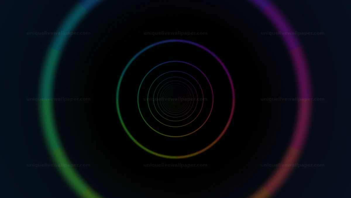 Watermarked thumbnail for Neon Portal Energy Rings Seamless Loop