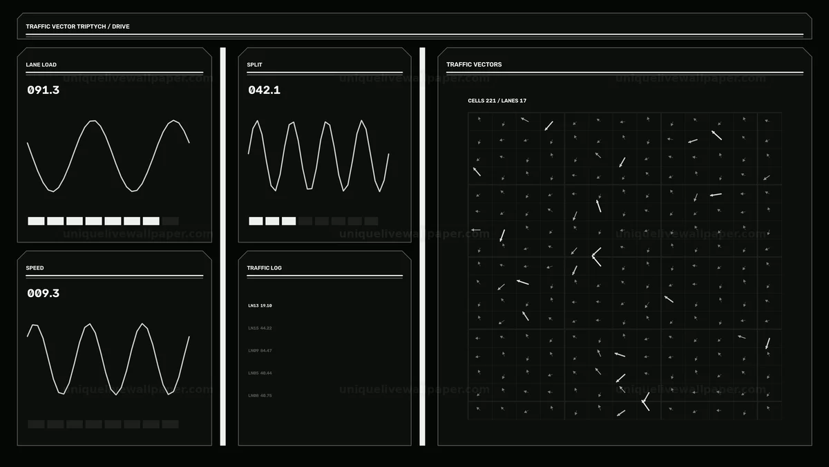 Watermarked thumbnail for Traffic Analytics Dashboard HUD Seamless Loop