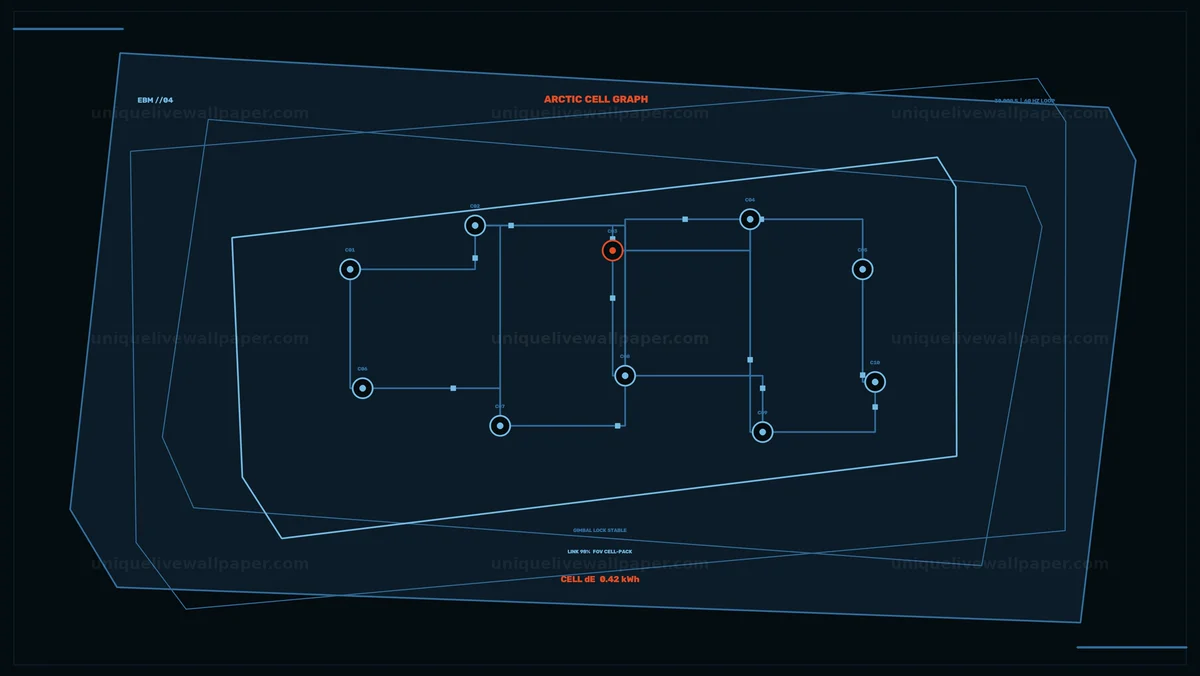 Battery Energy Balance Monitoring HUD Seamless Loop