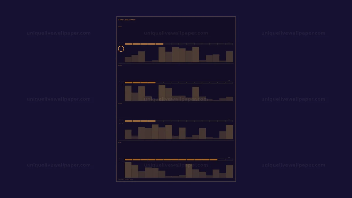 Data Analytics Dashboard HUD Bar Charts Seamless Loop