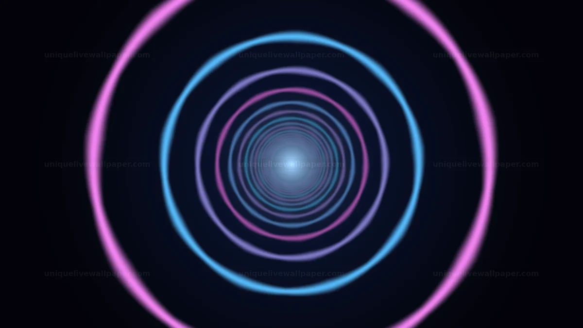 Abstract Sci-Fi Tunnel Background Seamless Loop