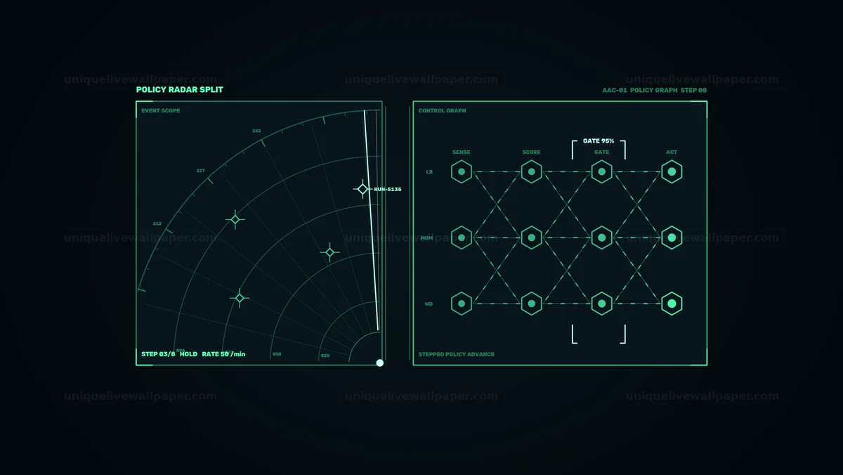 AI Algorithm Control HUD Seamless Loop