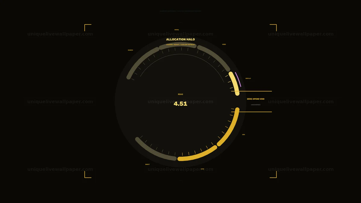 Campaign Reporting Interface HUD Allocation Halo Seamless Loop
