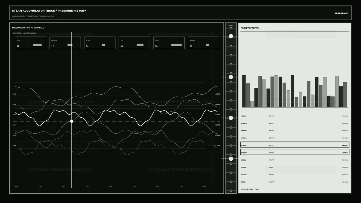 Industrial Pressure Monitoring HUD Seamless Loop