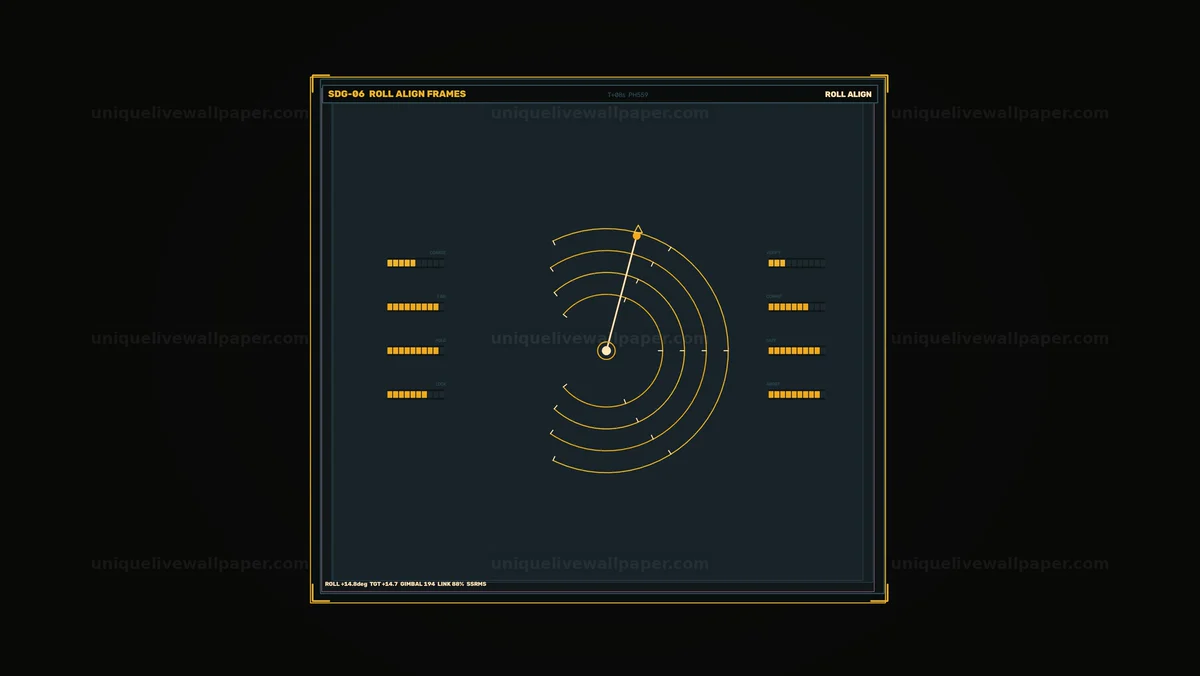 Watermarked thumbnail for Spacecraft Docking Roll Alignment HUD Seamless Loop