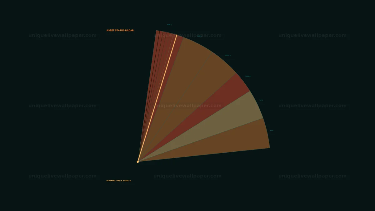 Watermarked thumbnail for Asset Status Radar Operations HUD Seamless Loop