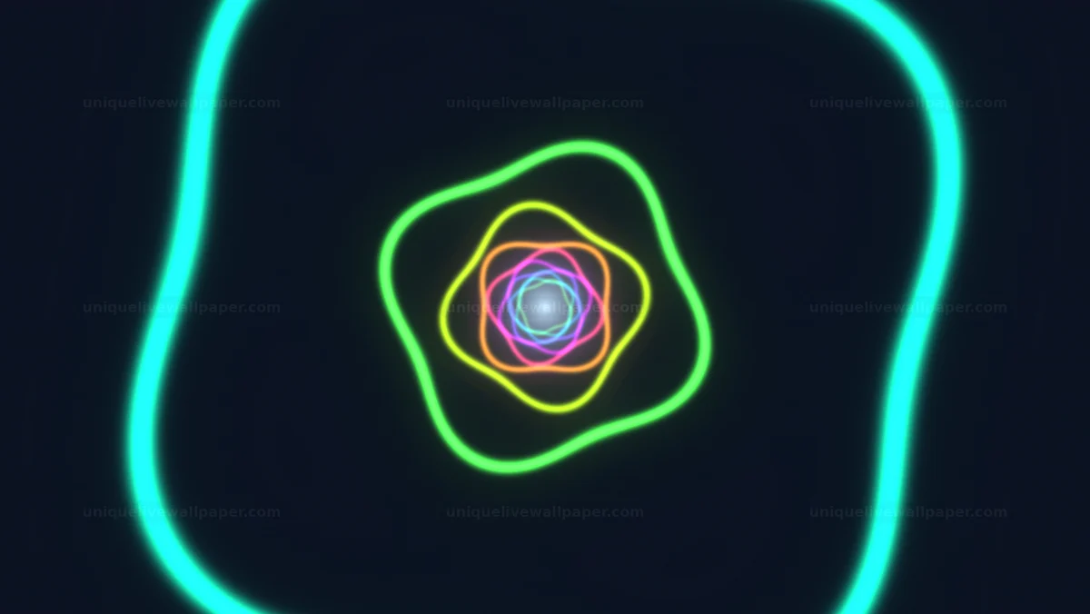 Futuristic Wormhole Travel Tunnel Seamless Loop