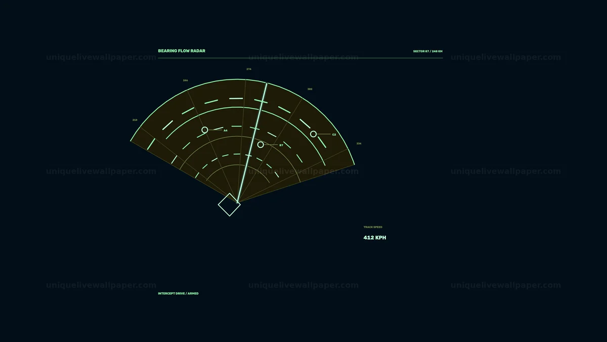Watermarked thumbnail for Defense Command Analytics Radar Tracking HUD Seamless Loop