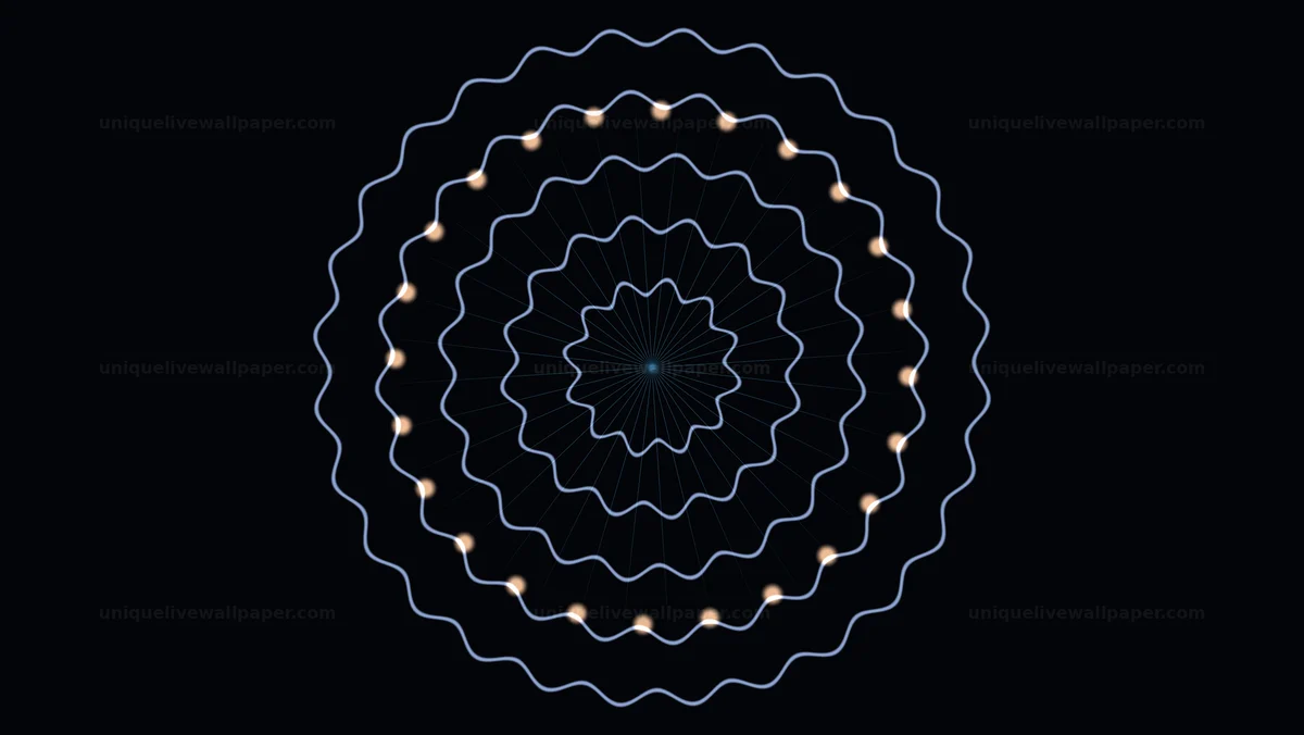 Watermarked thumbnail for Fractal Rosette Motion Background Seamless Loop