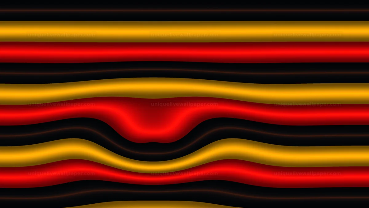 German Flag Horizontal Stripes Motion Background Seamless Loop