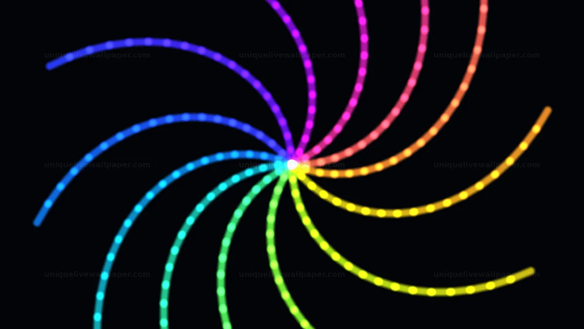 Minimal White Dot on Black Seamless Loop