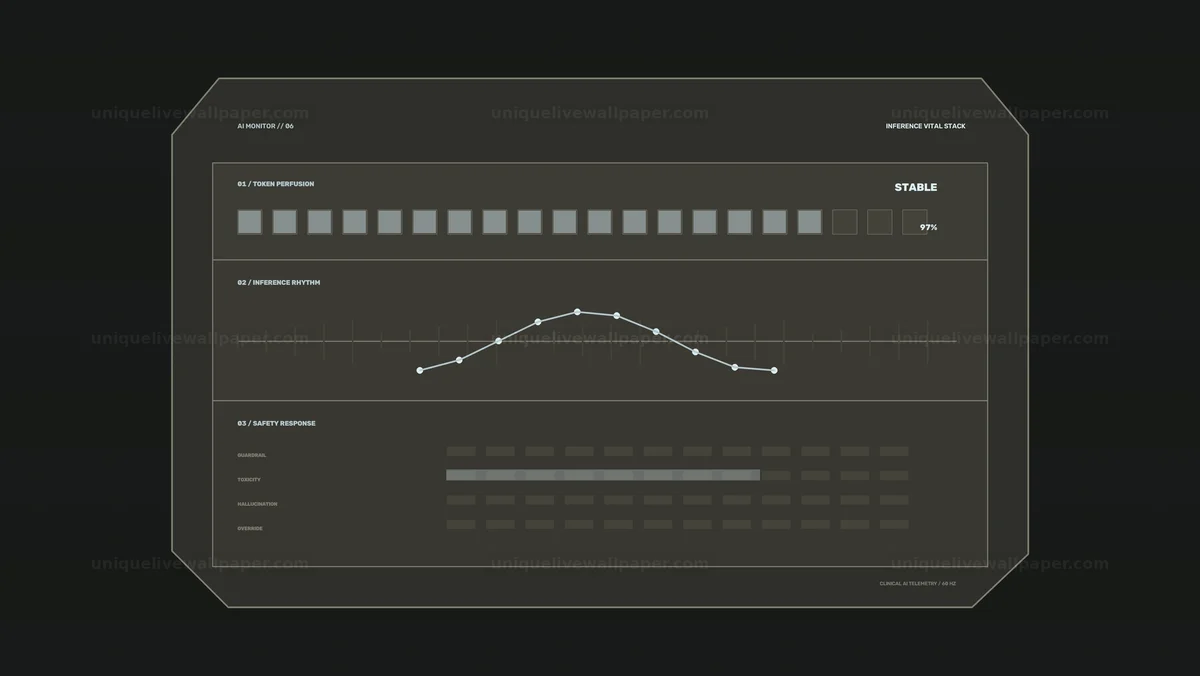 Watermarked thumbnail for AI Monitoring Display Dashboard Seamless Loop