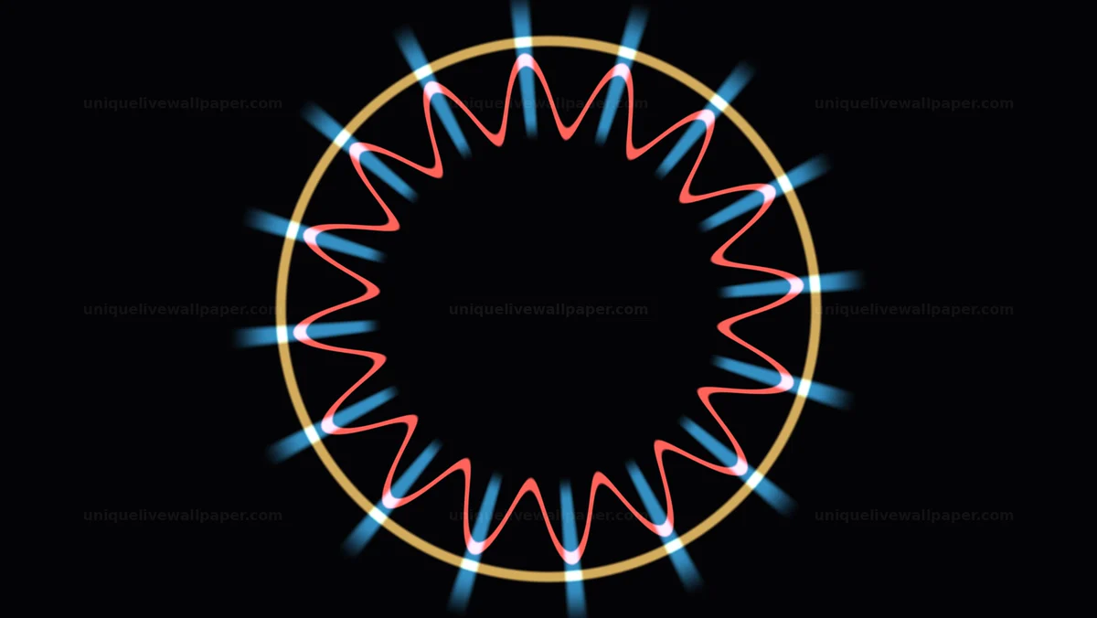 Watermarked thumbnail for Animated Geometric Mandala Frame Seamless Loop