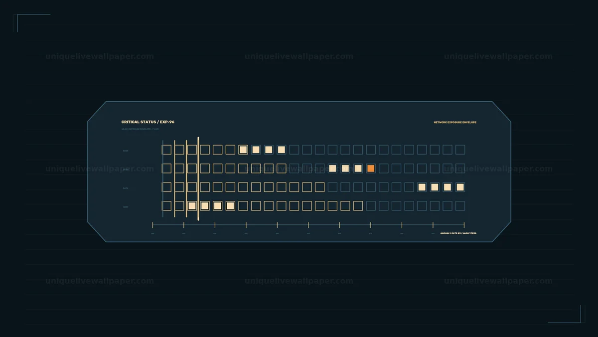 Critical Status Monitor HUD Seamless Loop