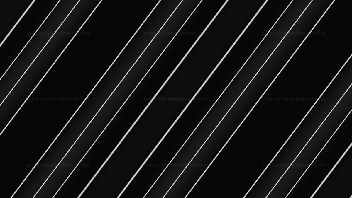 Black and White Diagonal Lines Seamless Loop